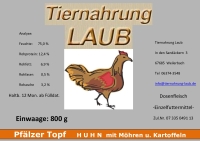 Huhn mit Kartoffeln u. Mhren 800g